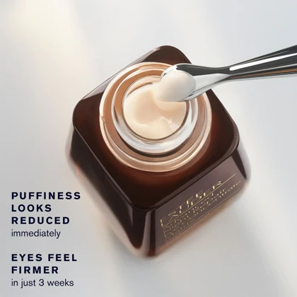 سرم دور چشم ضدچروک و ترمیم‌کننده استی لادر, مدل Advanced Night Repair حاوی هیالورونیک اسید و پپتید حجم 15 میلی‌لیتر