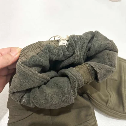 شلوار کتان لاینردار مدل مام اورجینال