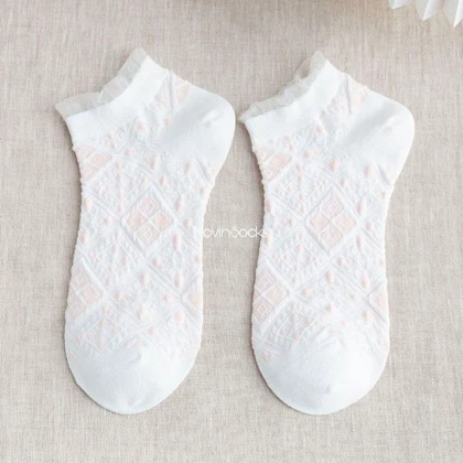 جوراب مچی طرح Flower2