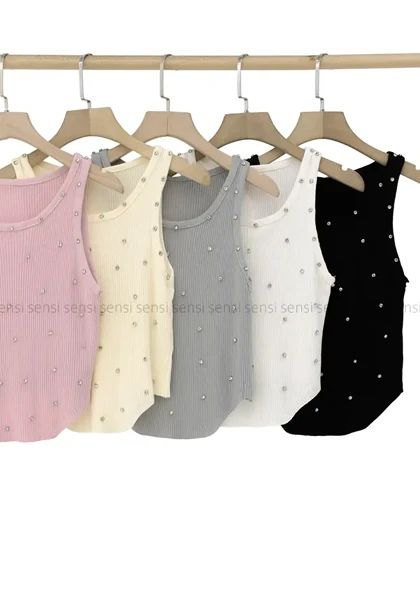 تاپ بافت نگین‌دار کد1004324