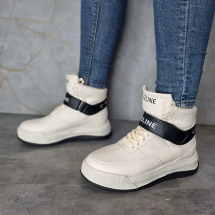 کفش دخترانه زمستانی سلین ساق‌دار