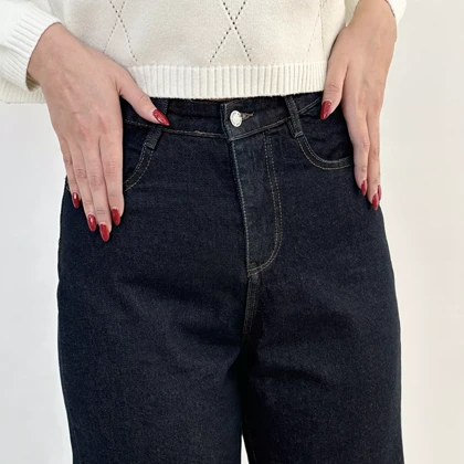 شلوار جین نیم بگ 1007419
