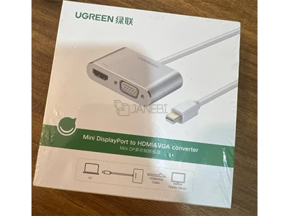 مبدل مینی دیسپلی پورت به وی جی ای و اچ دی ام آی یوگرین Ugreen20421 J43