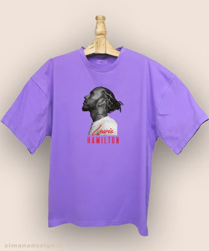 تیشرت لش مردانه و زنانه طرح لوئیس همیلتون کد 984