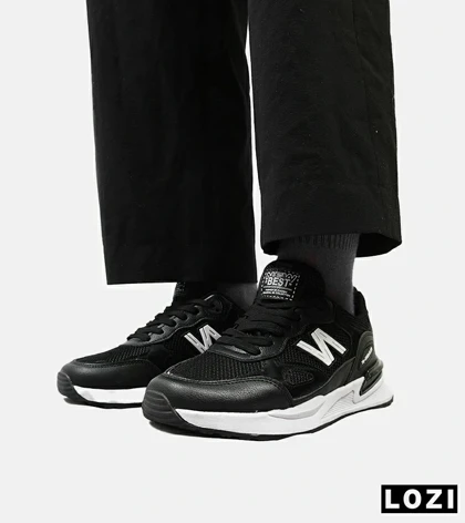 کفش کتانی مردانه مشکی NEW BALANCE yg niubailun