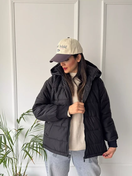 کاپشن کلاهدار آرشیدا ( ارسال رایگان )