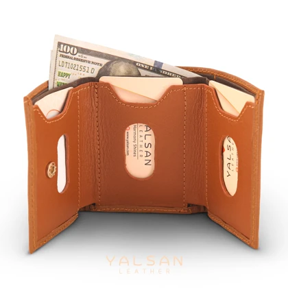 کیف پول زنانه چرم یلسان مدل لیورا کد 155-HRM