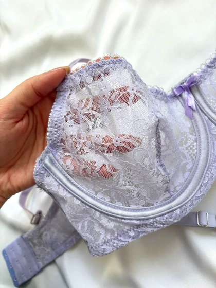 ست تمام تور گل ریز مکسوریا یاسی