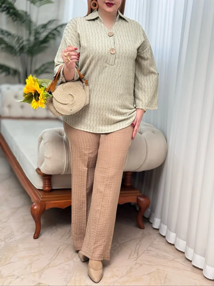 تونیک مراکشی سه دکمه 3179