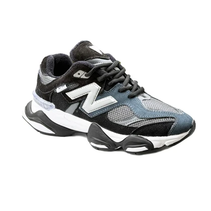 کتانی اسپرت مردانه مدل نیوبالانس 9060 NEW BALANCE رنگ مشکی سرمه‌ای کد 51438