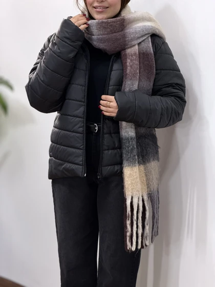 کاپشن زنانه کلاهدار الهه