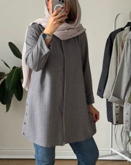 مانتو لینن بغل دگمه 1