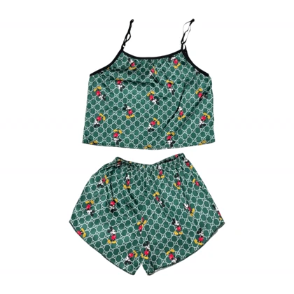 ست تاپ و شلوارک طرح میکی ماوس 033