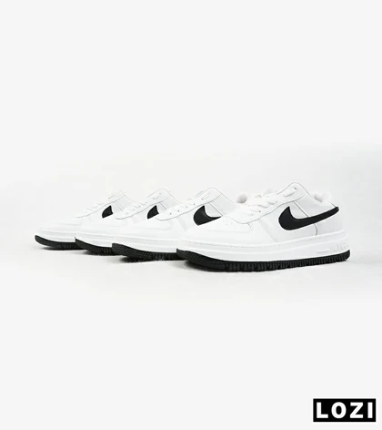 کفش کتانی بزرگ پا سفید مشکی نایک NIKE AIR FORCE
