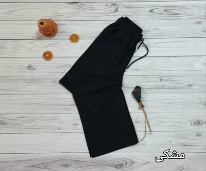 شلوار نیم بگ لینن کد 30112