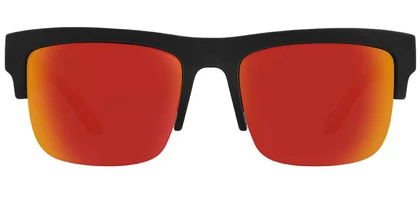 عینک آفتابی اسپای SPY Discord 5050 Soft Matte Black Translucent Orange