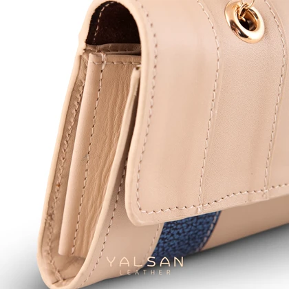 کیف دوشی زنانه چرم یلسان مدل تیکا کد 213-SHT