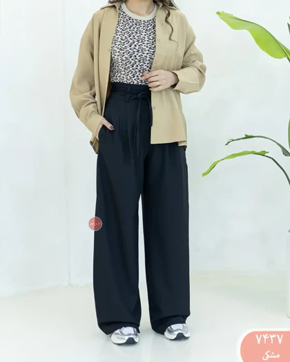 شلوار فول بگ بندی 7437