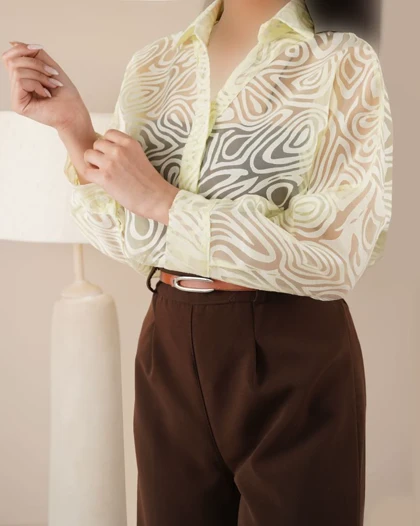 شومیز شیشه ای مارتا کد 29340