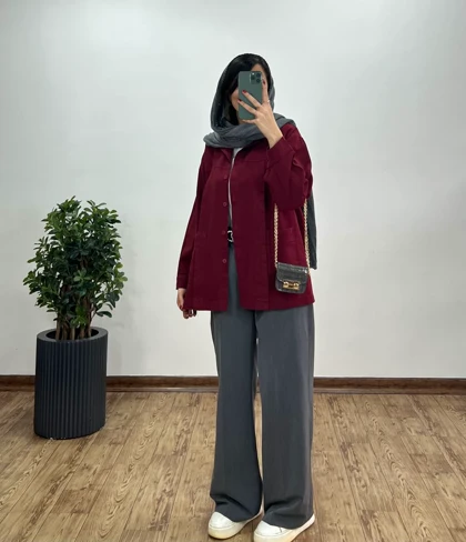 مانتو کتان کاغذی امیلیا (ارسال رایگان)