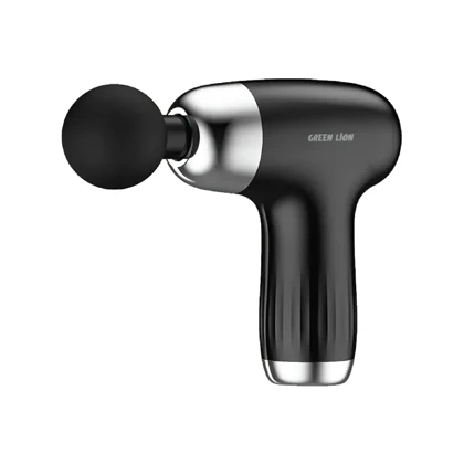 ماساژور تفنگی گرین لاین مدل GREEN LION MINI MASSAGE GUN 6 SPEED LEVELS GNMINMSGNBK