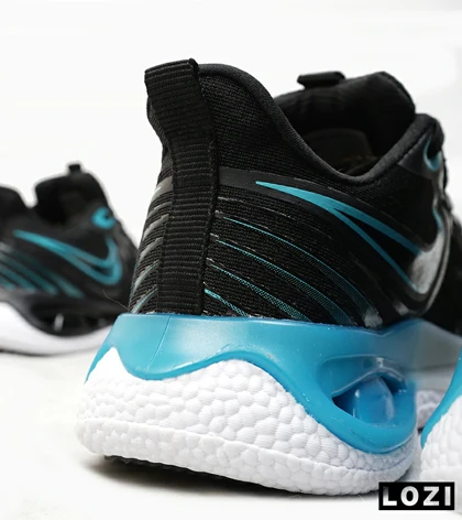 کفش کتانی مردانه مشکی آبی NIKE pegasus 33 مدل 3171