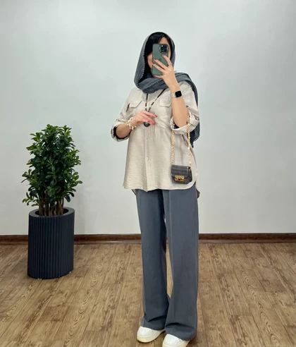 شومیز دکمه دار درناز 1