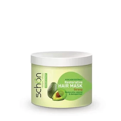 ماسک مو شون آووکادو کاسه ای مناسب موهای خشک و آسیب دیده Schon