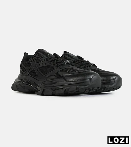 کفش کتانی مردانه و زنانه مشکی BALENCIAGA Track low-top Sneakers مدل 7844