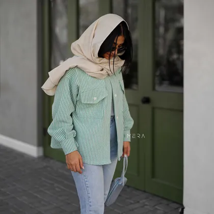 شکت پشمی جناقی (سبز)