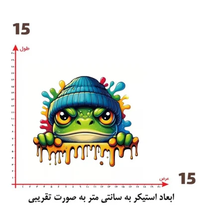 استیکر پارچه و لباس پاد آفرین مدل فانتزی کد 338
