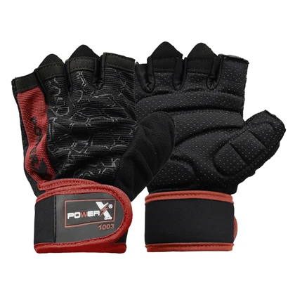 دستکش بدنسازی پاورایکس مدل 404K1376 قرمز