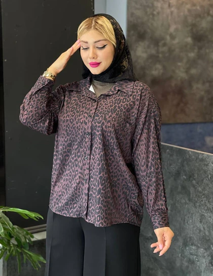 شومیز پلنگی مدوسا کد : SH565
