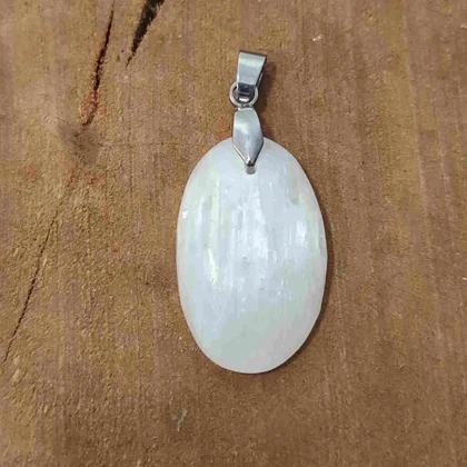 سنگ سلنایت کد 14 (به همراه زنجیر استیل و بند چرمی)