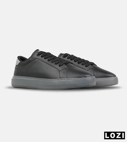 کتانی برشکا مشکی طوسی مردانه و زنانه مدل 8942 کفش اسپرت و کژوال Bershka