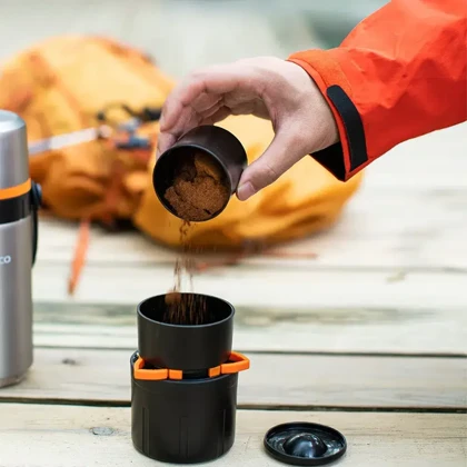 قهوه ساز و فلاسک دوجداره SANTECO KAFE 650ml