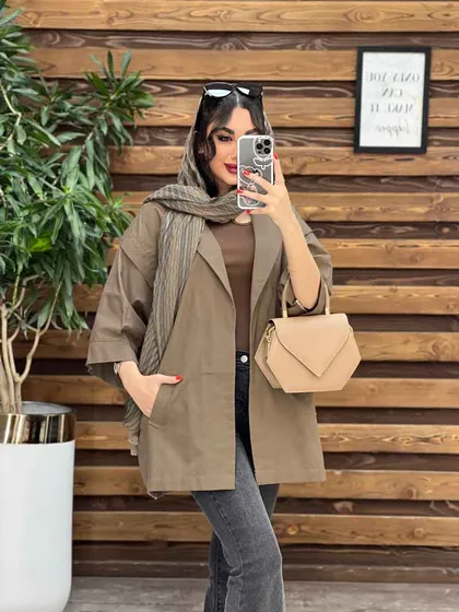 مانتو لینن پانچ پایین گت