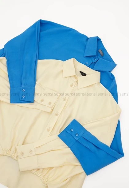 شومیز جلو کش سیلک کد1005596