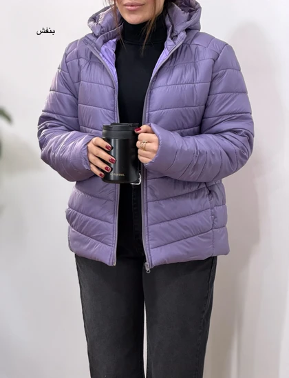 کاپشن زنانه کلاهدار الهه