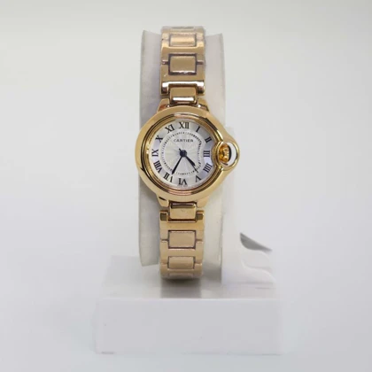 ساعت مچی زنانه کارتیر Cartier تمام استیل با قفل پروانه ای