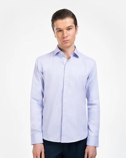 پیراهن مردانه ساده فلورا کد 1671