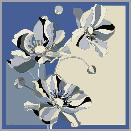 روسری ابریشم توییل هارمونی