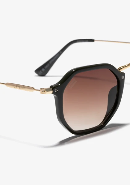 عینک آفتابی دی فرانکلین مدل D.franklin Roller HEX Dark Green / Grad Brown