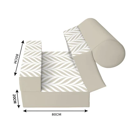 کاناپه تخت شو یک نفره گل مینیمال مدل M1148