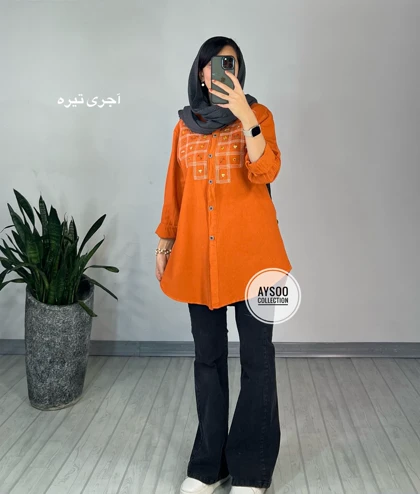 مانتو گلدوزی خوشه 1(ایراد دار)