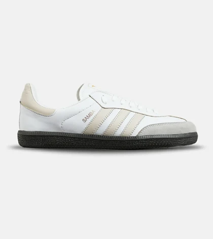 کفش کتانی مردانه و زنانه سفید کرم مشکی ADIDAS Samba مدل 7295