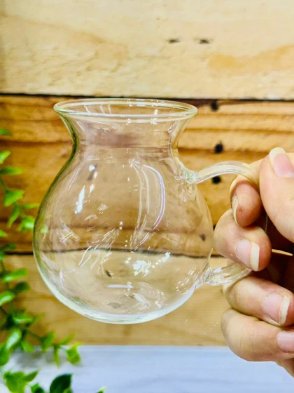 فنجان کمرباریک دسته دار پیرکس