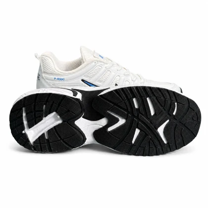 کتانی مردانه مدل رانینگ نایک P6000 سفید آبی NIKE