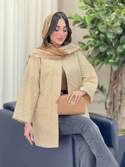 مانتو برش‌دار بغل چاک