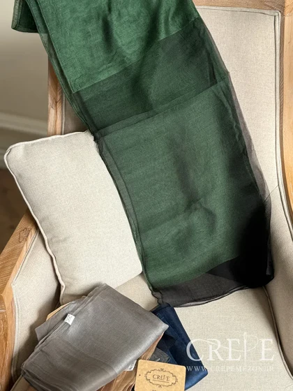 شال حریر دو رنگ